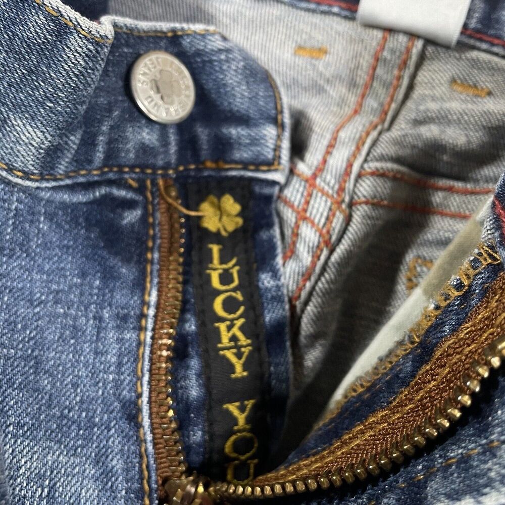 Vtg Lucky Brand Dungarees Jeans Women 6/28 made in USA boot flare Gene Montesano - Picture 5 of 7